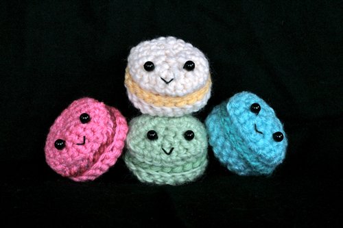 crochet macaron crafts