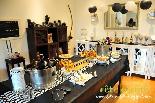 black and white beer tasting parties 