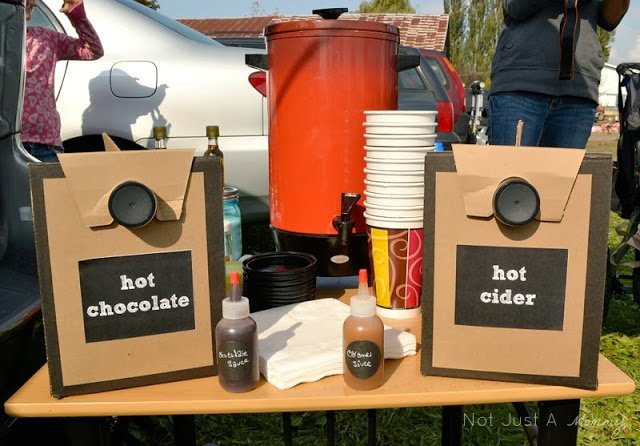 pumpkin patch tailgating party beverage boxes
