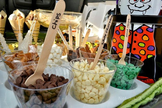 pumpkin patch tailgating party hot cocoa bar toppings