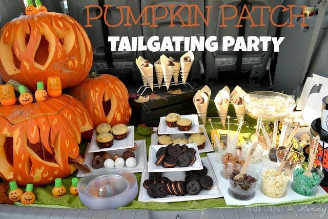 pumpkin patch tailgating party