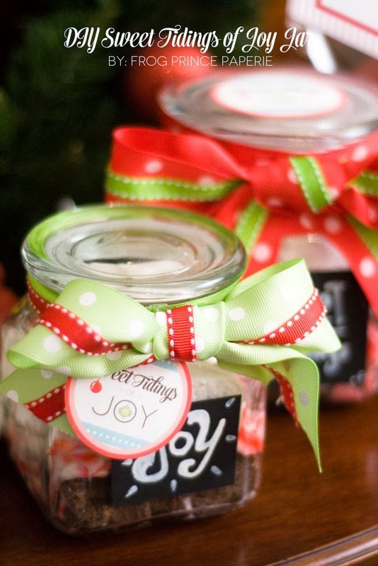 The Party Hop: Handmade Holiday DIY Sweet Tidings Of Joy Jar