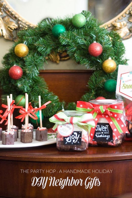 The Party Hop: Handmade Holiday DIY Neighbor Gifts