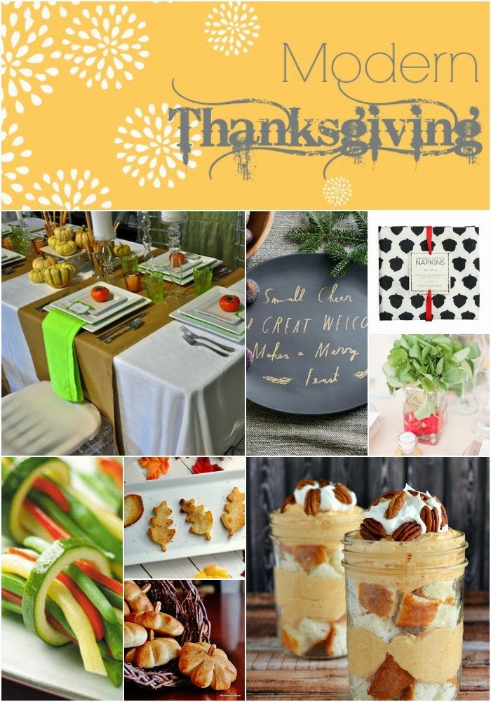 Modern Thanksgiving collage