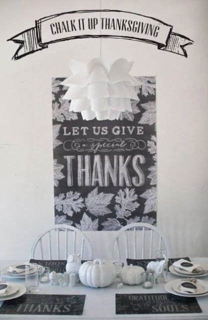 Chalkboard Modern Thanksgiving