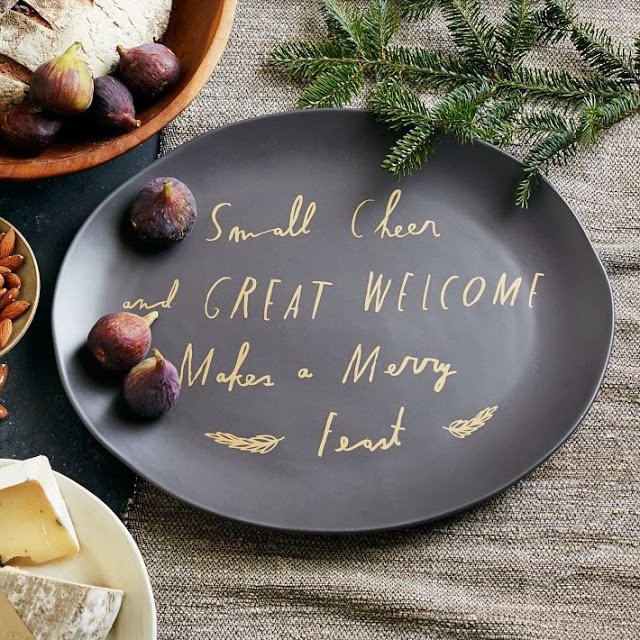 Modern Thanksgiving platter