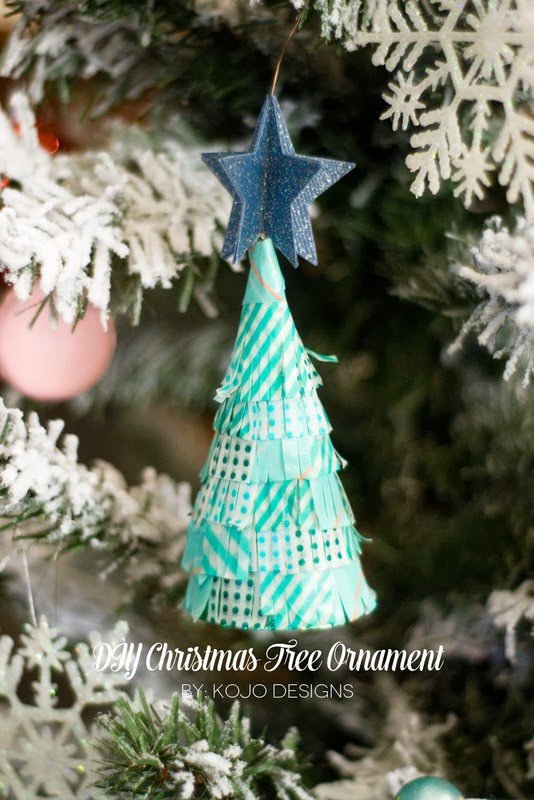 The Party Hop: Handmade Holiday DIY Christmas tree ornament
