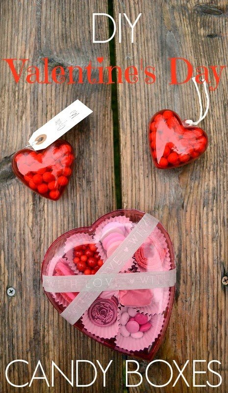 DIY Personalized Valentine Candy Boxes