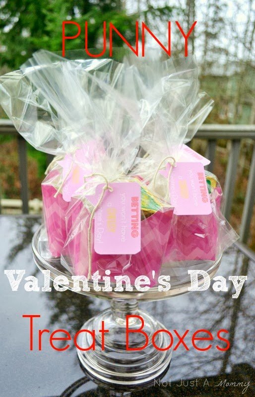 Punny Valentine's Day Treat Boxes