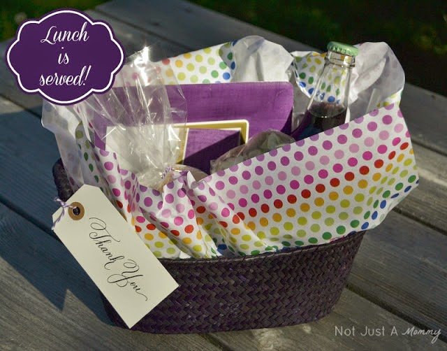 Mother's Day gift picnic basket