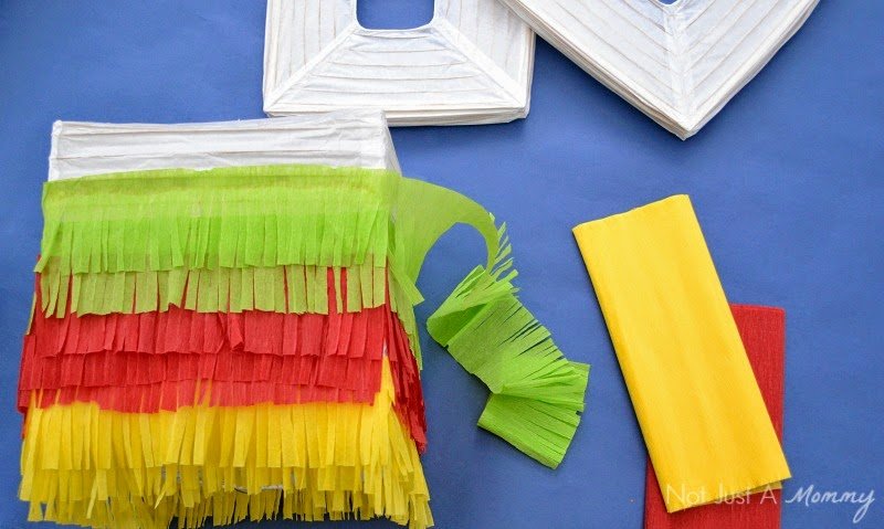 Cinco de Mayo DIY pinata lanterns how to