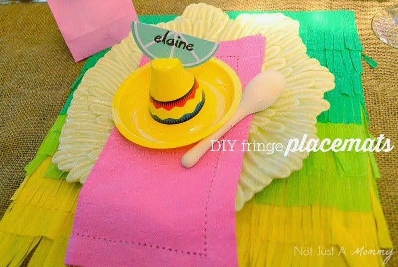Cinco de Mayo DIY pinata placemats