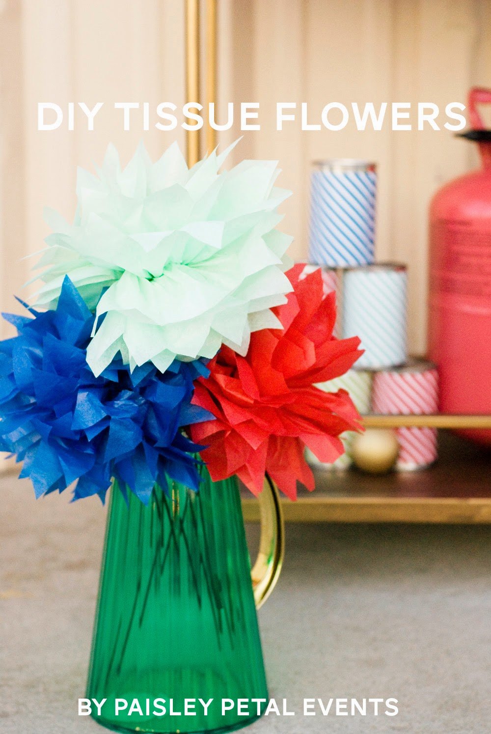 The Party Hop: Summer Fiesta DIY Tissue Flowers/Party Game