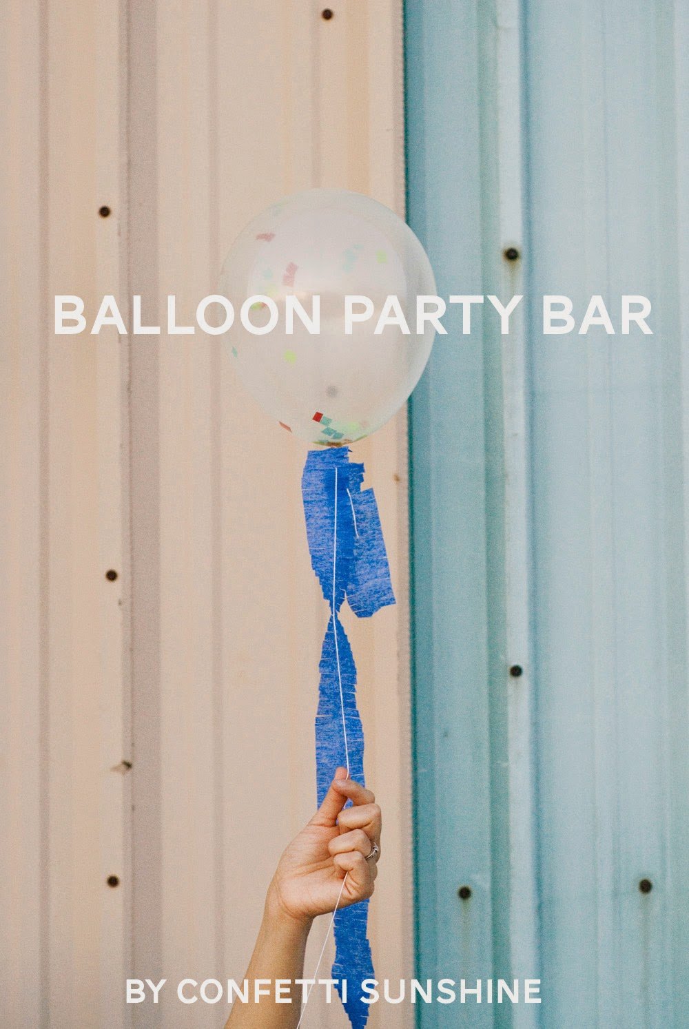 The Party Hop: Summer Fiesta Balloon Party Bar