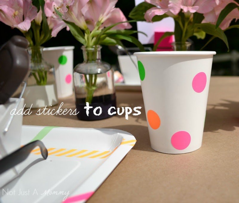 Headed For A Bright Future neon graduation party cups