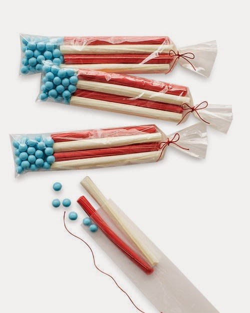 Memorial Day candy  flags