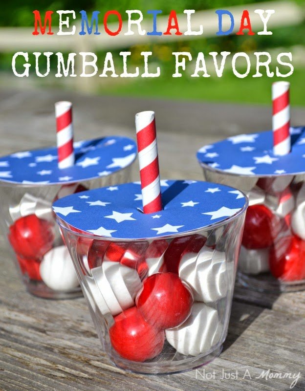 Free Memorial Day Cup Topper Printable
