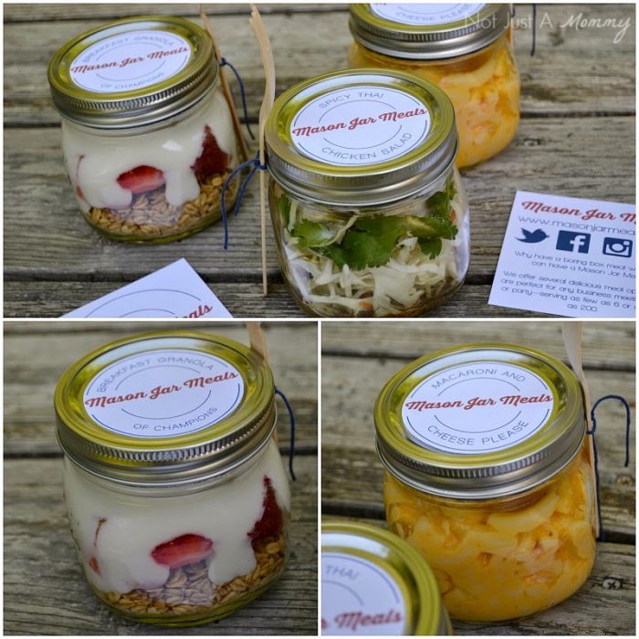 Mason Jar Meals Labels Revel and Glitter