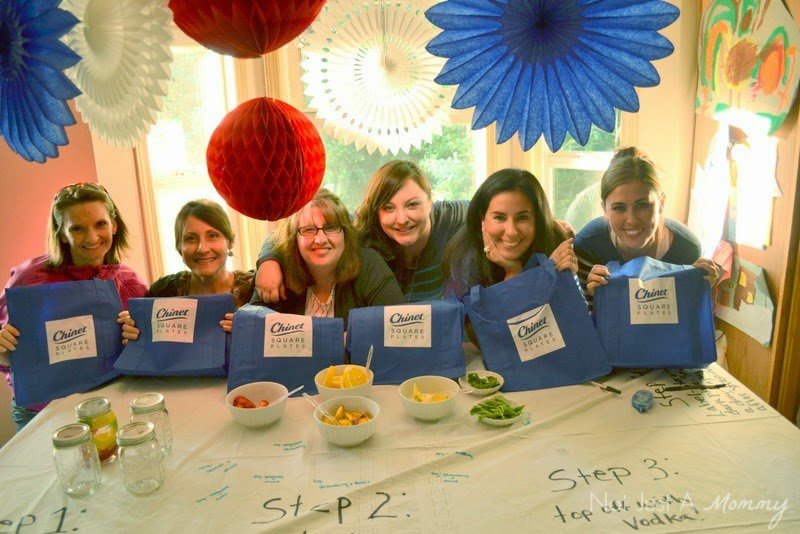 It’s Hip to be Square with Chinet® House Party GNO group