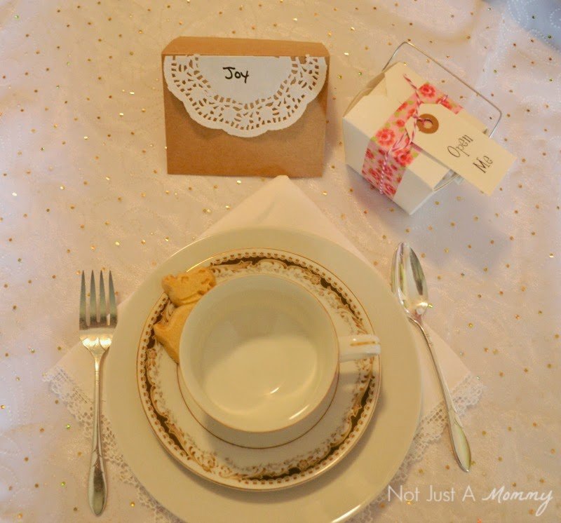 Mother's Day Tea Birthday Party placesetting