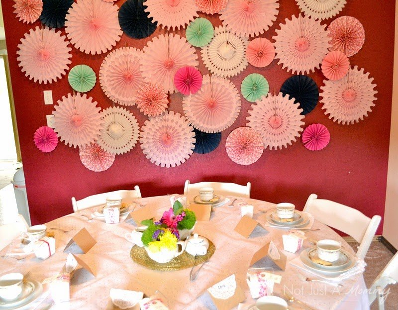 Mother's Day Tea Birthday Party backdrop