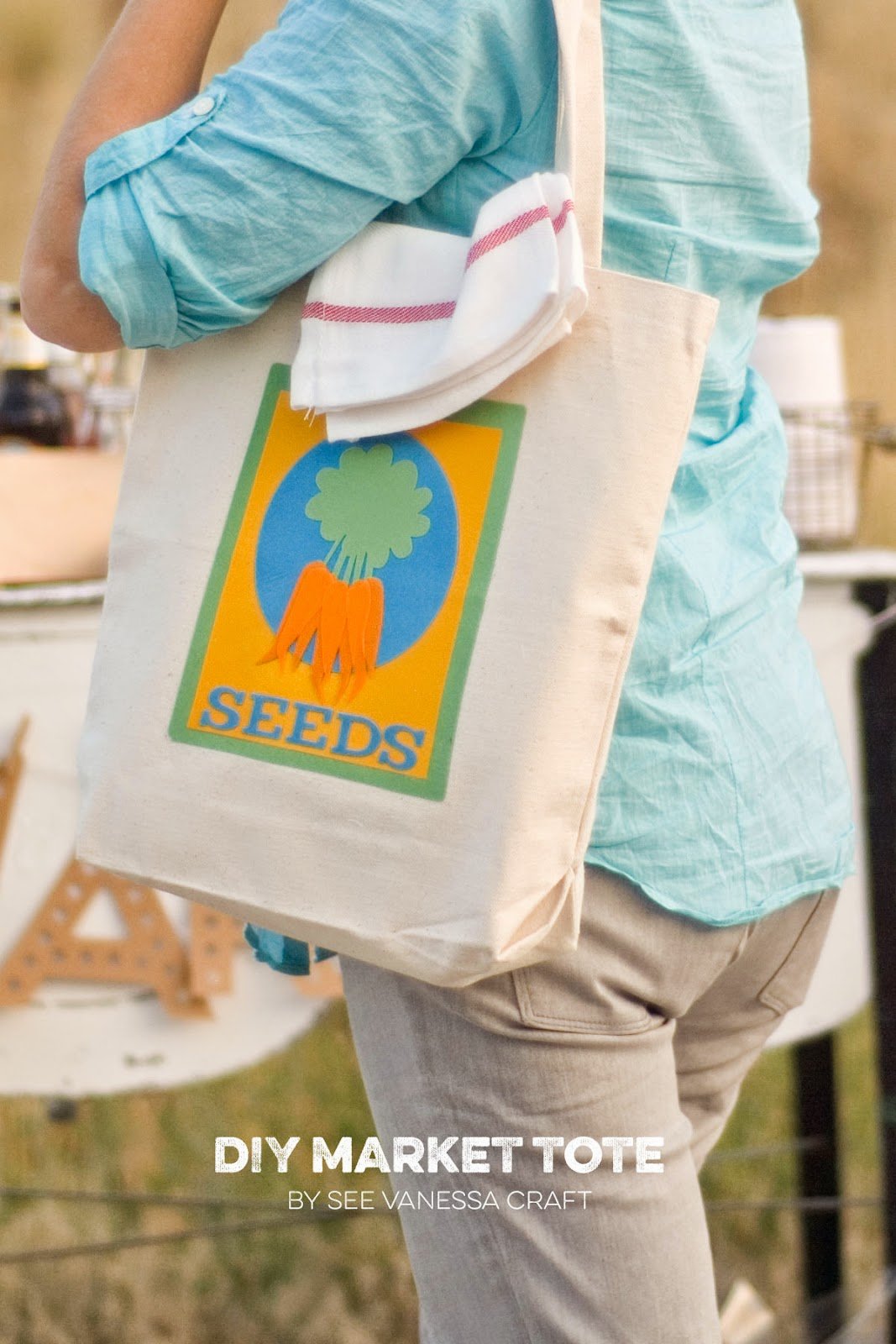 Autumn Market DIY tote