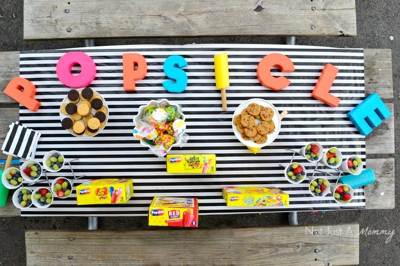 Real Party - Popsicle Park Party table