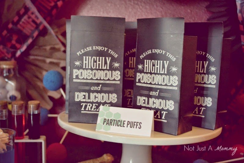 Mad Scientist's Lab Halloween Party particle puffs