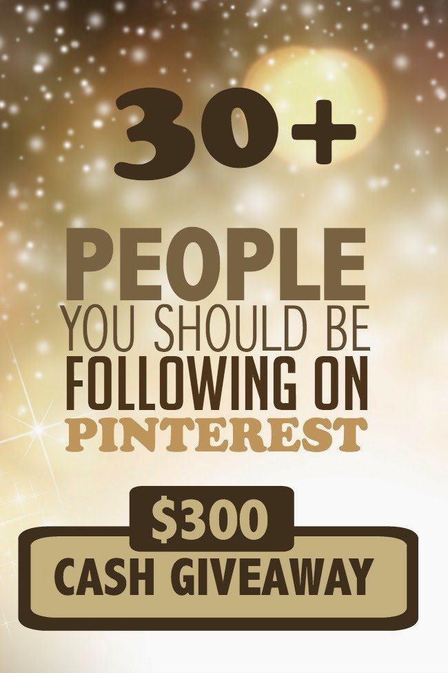 $300 Cash Pinterest Giveaway