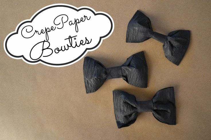 Quick And Stylish Oscars Viewing Party Decorating Ideas; crepe paper bowties