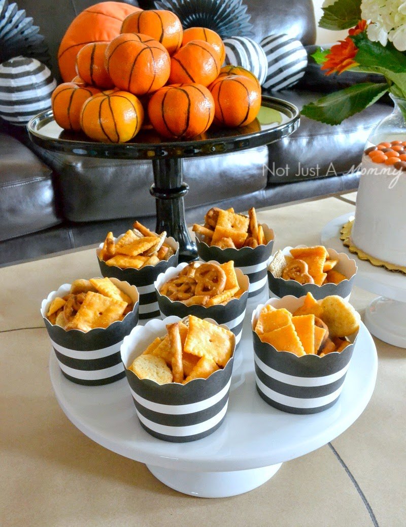 March Madness Basketball Party snacks