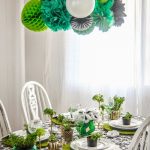 St. Patrick's Day Blogger Party - Giant Honeycomb Garland