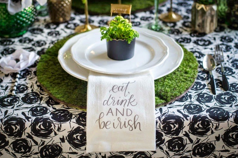 St. Patrick's Day Blogger Party - Printable Napkins