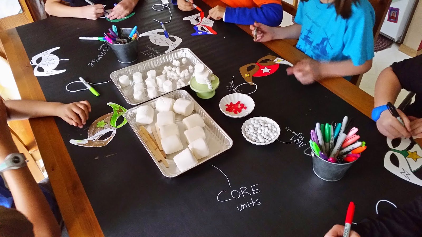 Big Hero 6 Movie Watching Party; coloring masks