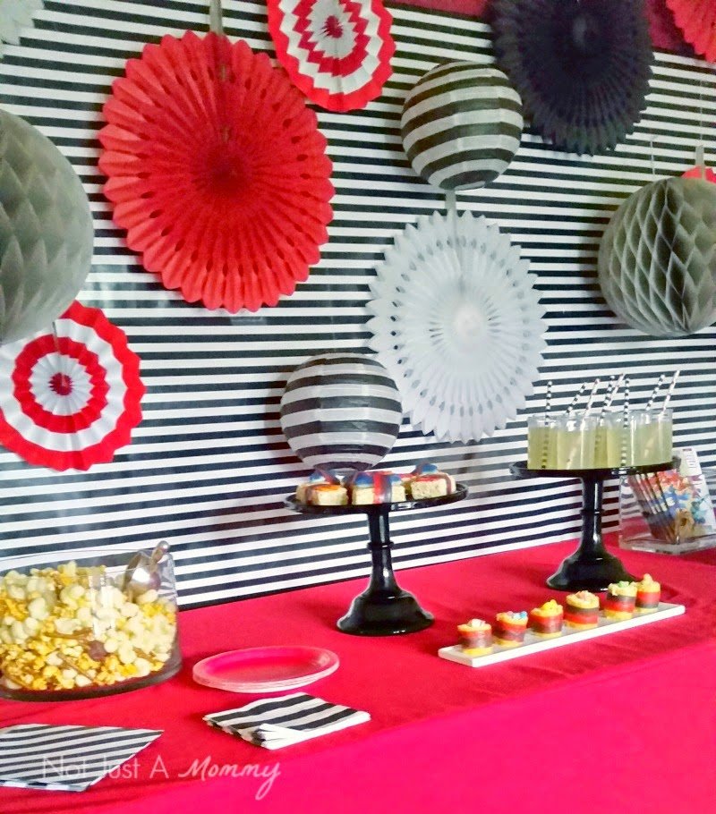 Big Hero 6 Movie Watching Party table