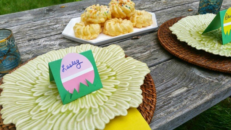 Paint Chip Easter Egg Place Cards