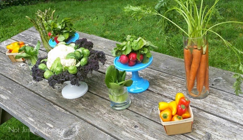 Farm To Table Inspired Tablescape side of table