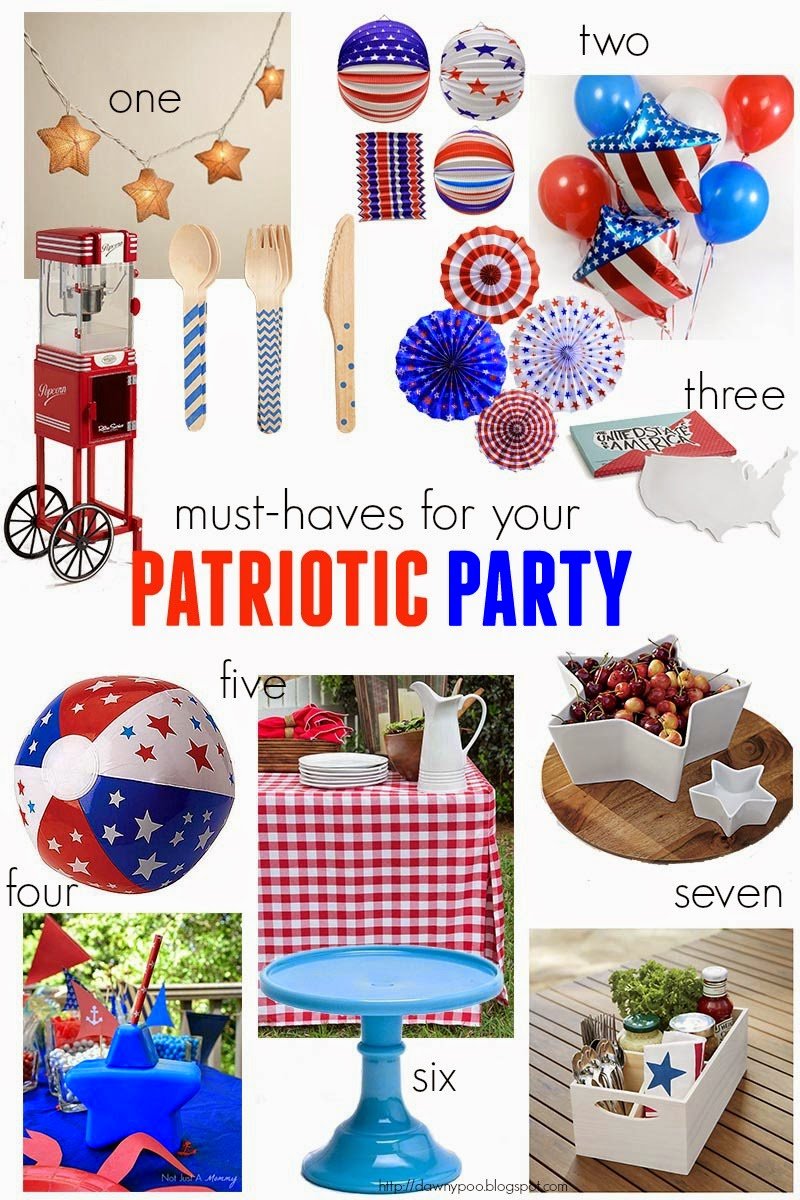 Must-Haves For Your Patriotic Party
