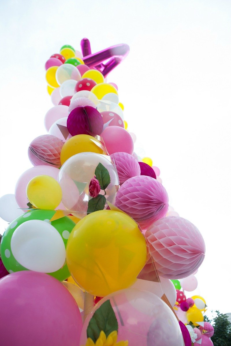 Alt Summit Picnic Party + Balloon Arch; view from the bottom