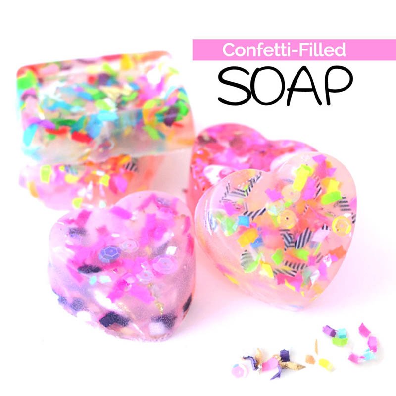 The Confetti Bar; confetti soap