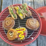Hamburger + Hot Dog Ice Cream Doughnuts With Blue Bunny & Free Printables