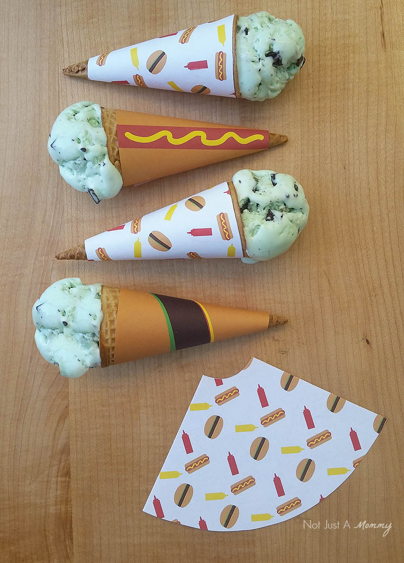 Make BBQ Ice Cream Treats With @BlueBunnyIC; ice cream wrappers 