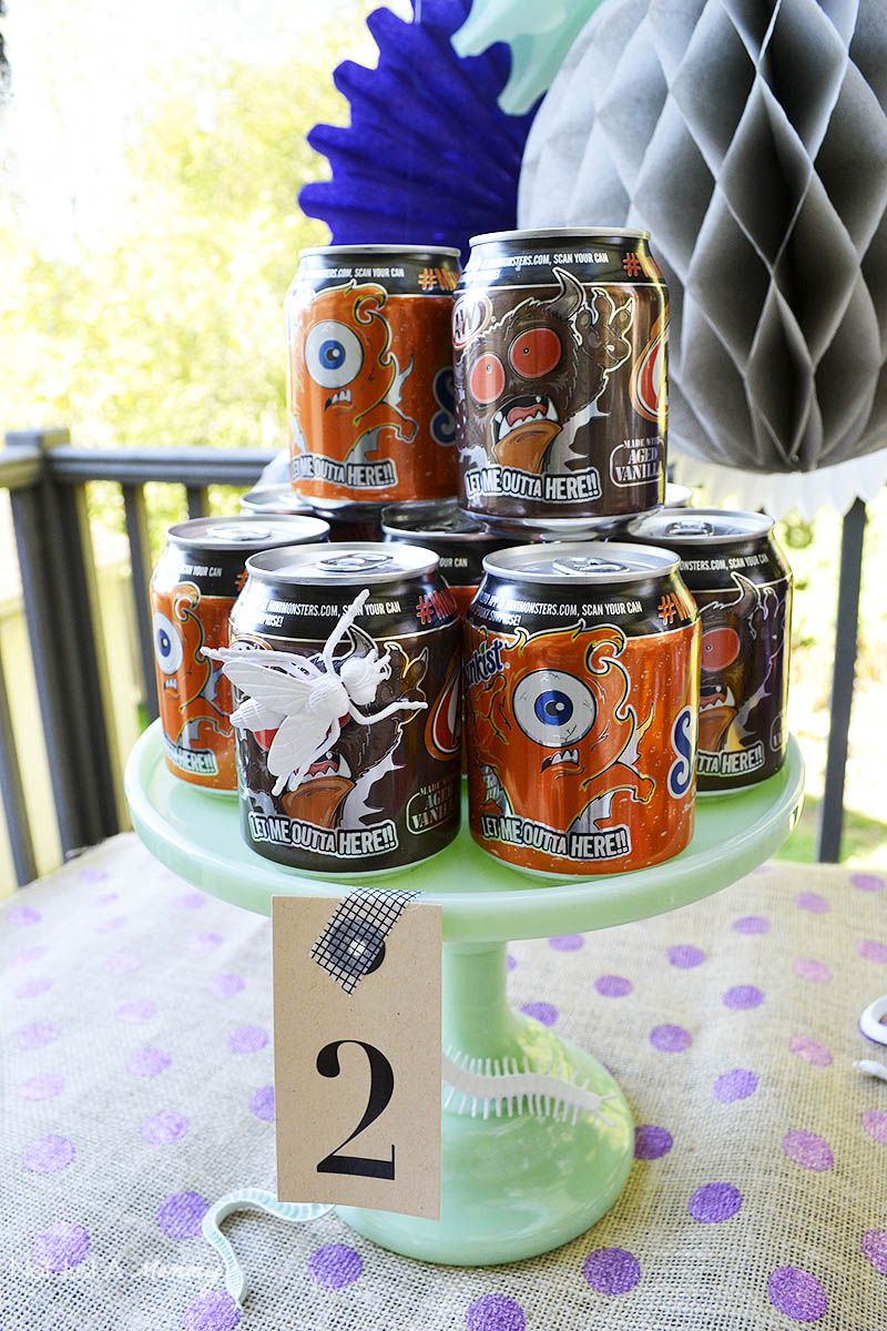 BOO It Forward Party monster soda cans