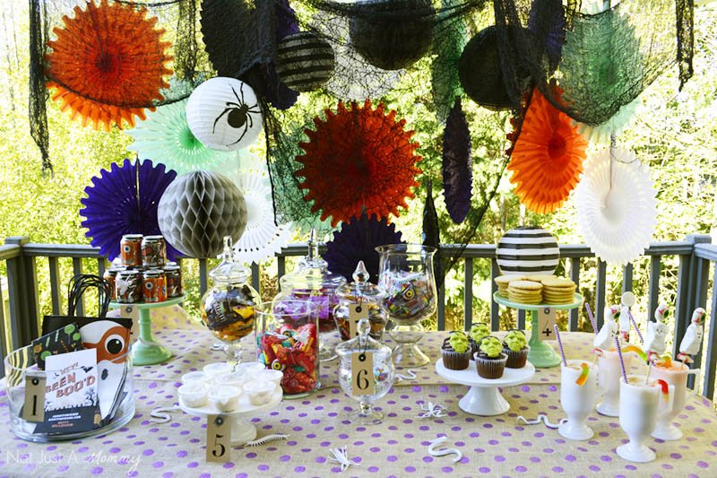 A BOO It Forward Party; invite friends over to create BOO kits to pass out in their neighboorhoods