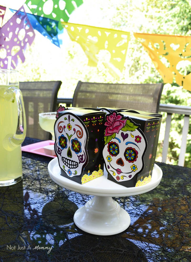 Día De Los Muertos Crafternoon Party favor boxes