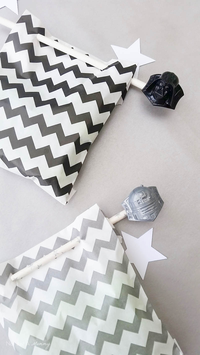 Darth Vader, C3PO and R2-D2 Star Wars Party Favor Bags