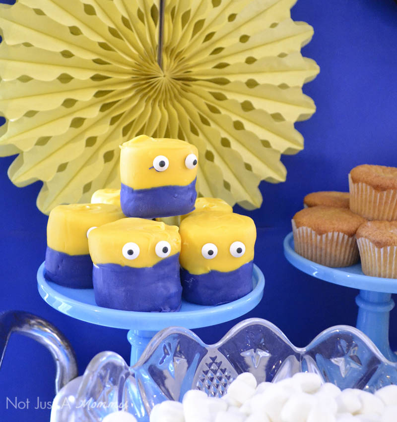 Minions Winter Yeti-land Movie Watching Party; jumbo marshmallow minions