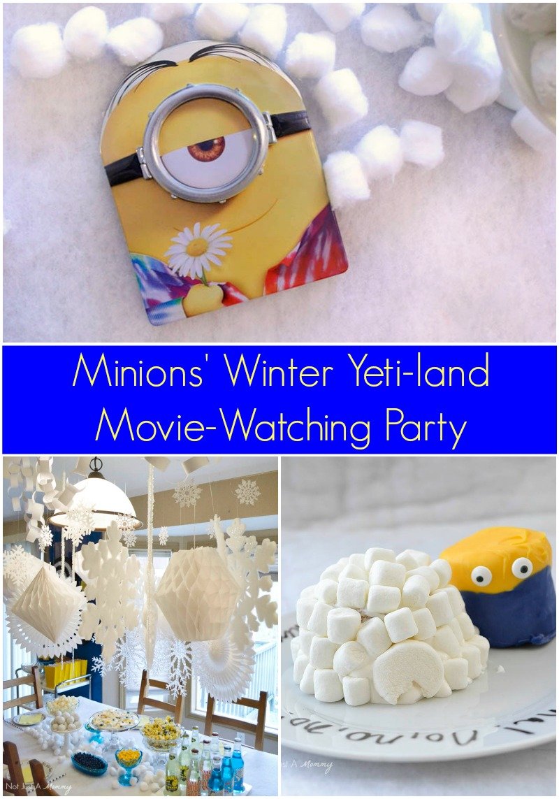 Celebrate the release of Minions on Blu-Ray/DVD with a Winter Yeti-land Movie Watching Party