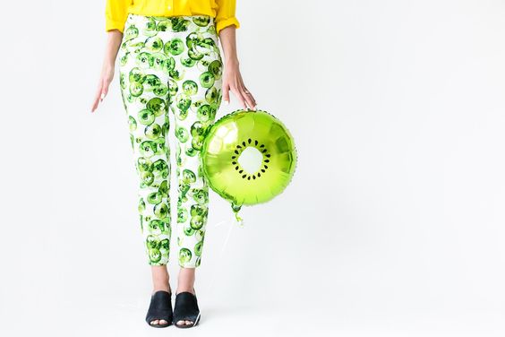 9 chic kiwi recipes and crafts to try: kiwi balloon