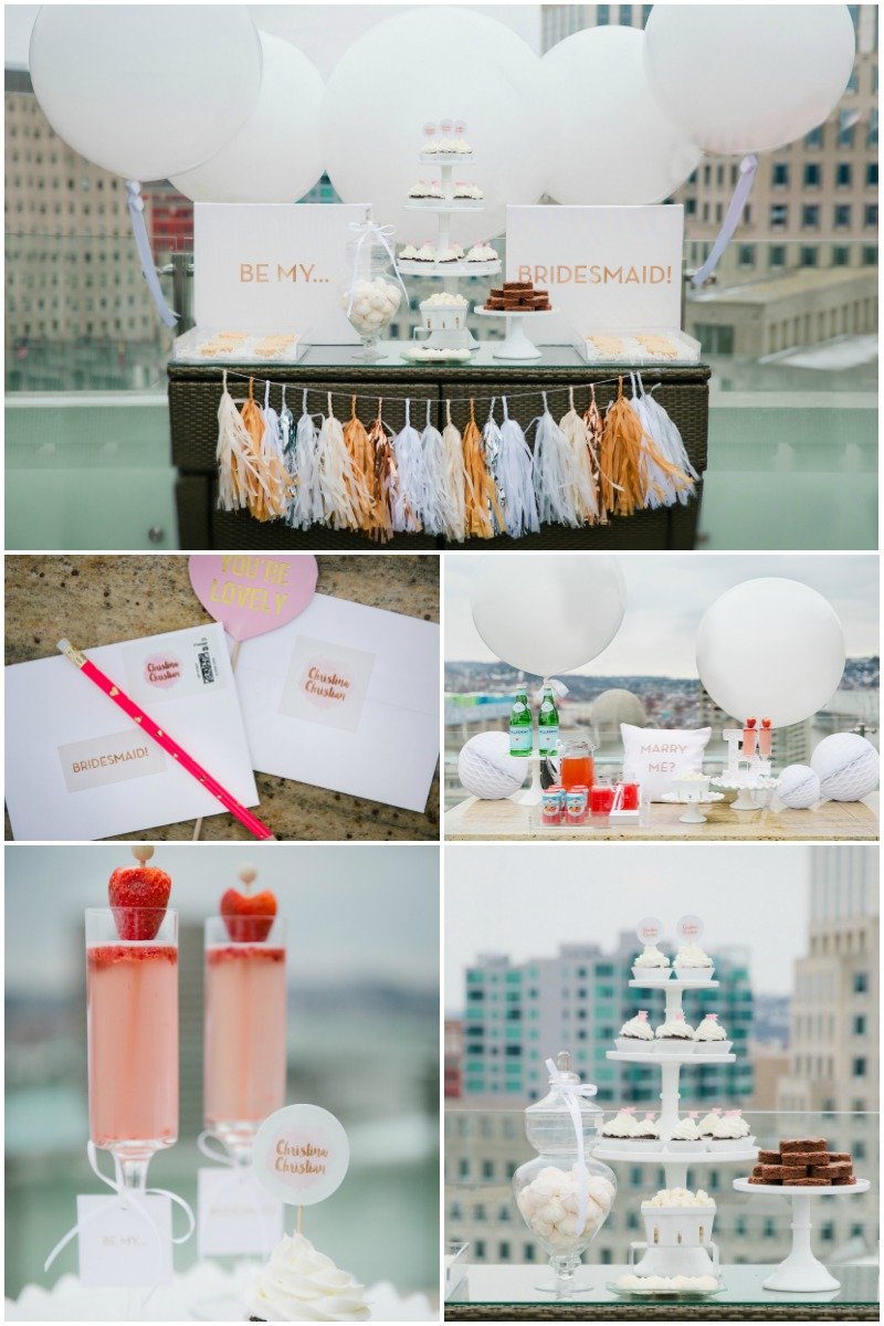 Be inspired to ask your glamorous friends, Will You Be My Bridesmaid?